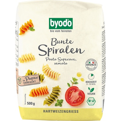 Byodo Spirálky barevné bio 0,5 kg