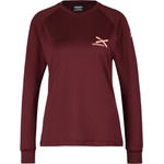 Zimtstern Дамска фланелка с дълъг ръкав за колоездене Zimtstern Women's Crewz Shirt L/S Fleece jumper - Windsor Wine - размер XS (105-3787-0211)
