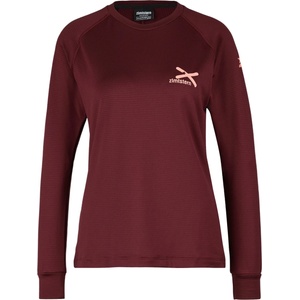 Zimtstern Дамска фланелка с дълъг ръкав за колоездене Zimtstern Women's Crewz Shirt L/S Fleece jumper - Windsor Wine - размер XS (105-3787-0211)