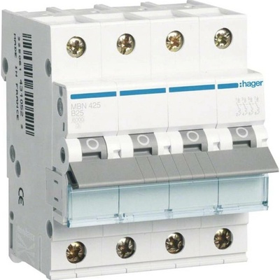 Hager 4-pólové 25 A 400 V MBN425