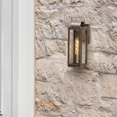 Elstead Lighting Hinkley HK-SAG-HARBOR-S-BU - Външно стенно осветително тяло HARBOR 1xE27/60W/230V IP44 (ED1003)