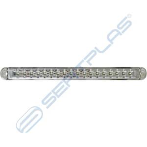 Габарит, бял 18led 12-24v 408lub