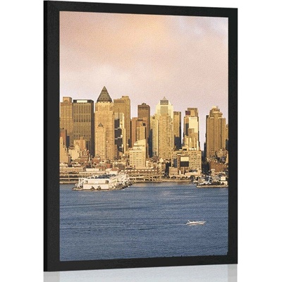 Plakát jedinečný New York - 40x60 silver