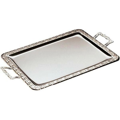 APS obdélníkový servírovací tác s dekorativním okrajem a úchyty 600x360mm Schöner essen