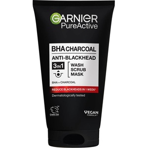 Garnier Skin Naturals Почистващ гел за лице Pure Active PHA Charcoal, 150 ml
