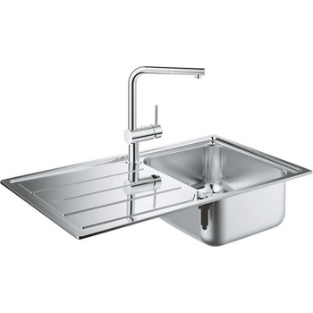 GROHE Кухненски умивалник с отцедник и смесител Minta (31573SD0)