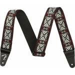 Fender Pasadena Woven Strap Red Snowflake Колан за китара (0990638026)
