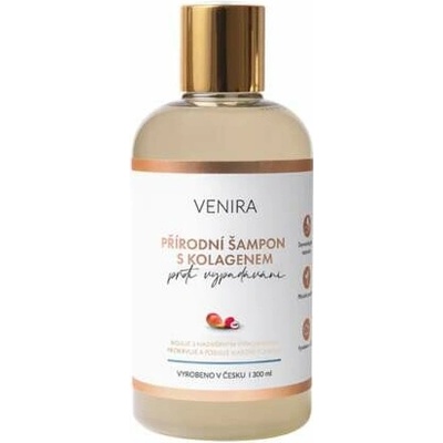 Venira prírodný šampón s kolagénom pre rast vlasov 300 ml
