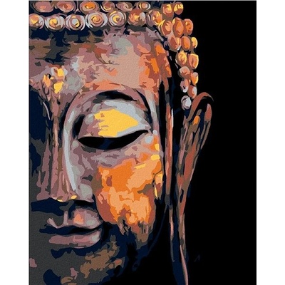 Zuty Malování podle čísel Buddha 80 x 100 cm vypnuté plátno na rám