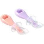 Babyono Комплект силиконови лъжички Babyono - Be Active, 2 броя, розова и лилава (5901435414255) - baby