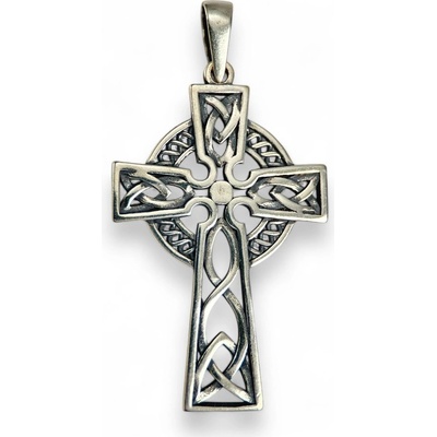 Drakkaria KELTSKÝ KŘÍŽ stříbrný přívěsek P39913