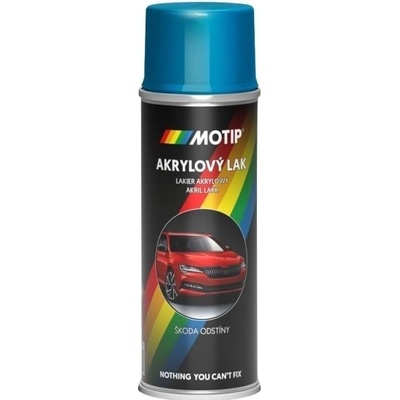 Motip Auto sprej Akrylová Metalíza Škoda 9471 modrá morská 200 ml