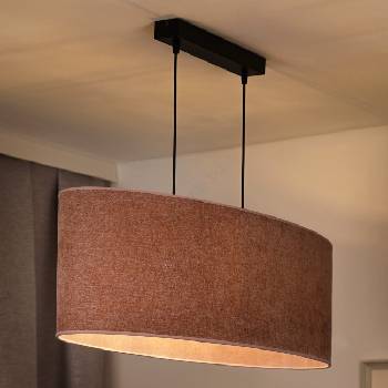 Image 1 of Duolla - Пендел OVAL 2xE27/15W/230V розов (DU603430)