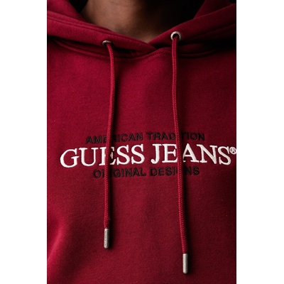 Guess Jeans суичър с качулка дамски с памук (W4YQ15.KC811)