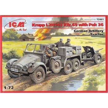 ICM Krupp L2H143 Kfz.69 with Pak 36 1:72