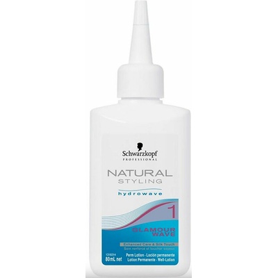 Schwarzkopf Nat.Styling Glamour 1 Normální Až lehce Porézní vlasy 80 ml