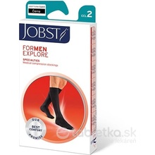 Jobst forMen Explore kompresívne lýtkové pančuchy so špicou bežná dĺžka čierne