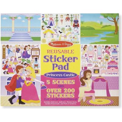 Opakovane použiteľné nálepky Melissa & Doug 200 ks