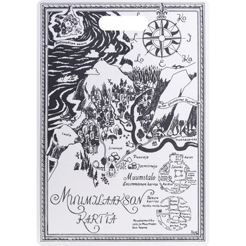 Muurla Дъска за рязане Muurla Муминки The Map 30 x 43 см (2716-3043-01)