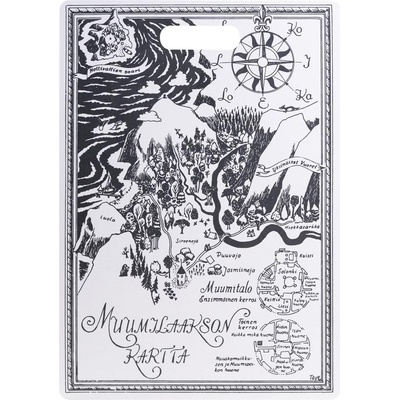 Muurla Дъска за рязане Muurla Муминки The Map 30 x 43 см (2716-3043-01)