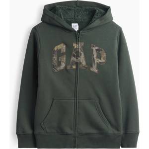 GAP Детски sherpa суитшърт GAP GAP | Zelen | Момчешки | XS
