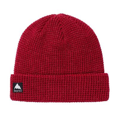 BURTON RECYCLED WAFFLE BEANIE DEEP RED