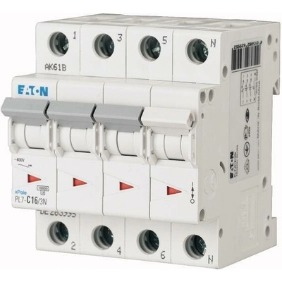 Eaton 3p+N C 16A 10kA PL7