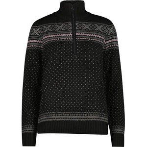 CMP Дамски пуловер CMP Women's Sweat Knitted Yarn 7H76505 Jumper - Nero - размер 36 (EU) (117-3208-0212)