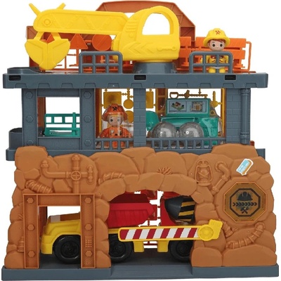 Tiny Kiddom Игрален комлект Tiny Kiddom L&S - Строителна площадка, 35 части (533216)