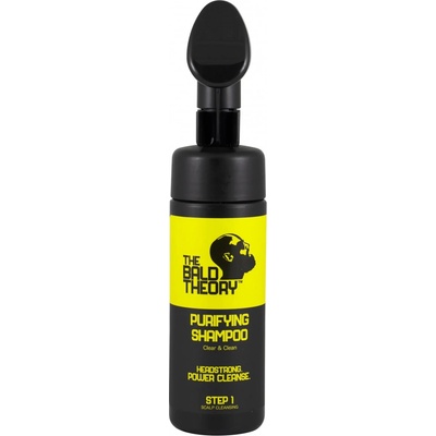 The Bald Theory Čisticí šampón na pokožku hlavy s masážní hlavicí 150 ml
