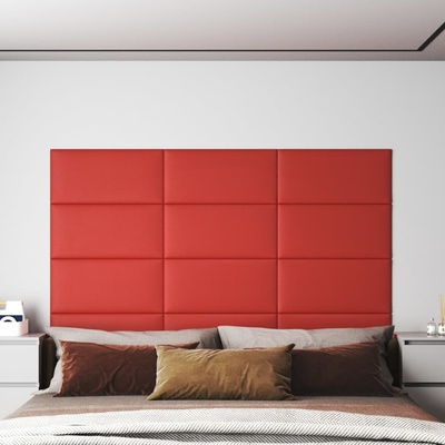 VidaXL červené 60 x 30 cm umelá koža 2,16m²