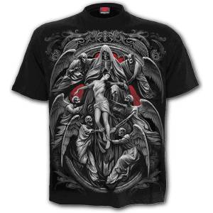 SPIRAL мъжка тениска SPIRAL - REAPER'S DOOR - Black - D091M101