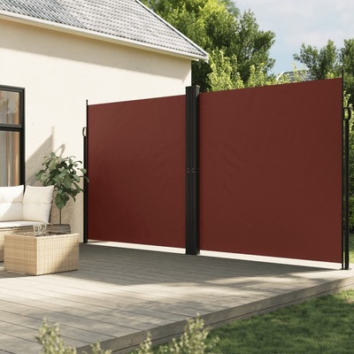 vidaXL Zatahovací boční markýza modrá 220 x 600 cm