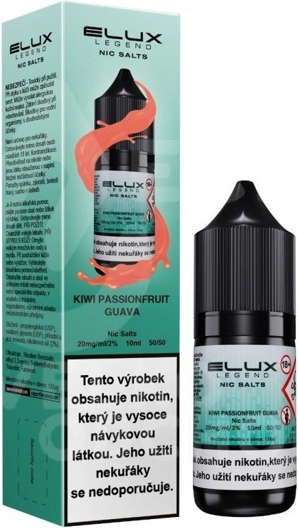 Elux Legend SALT Kiwi Passionfruit Guava 10 ml 20 mg