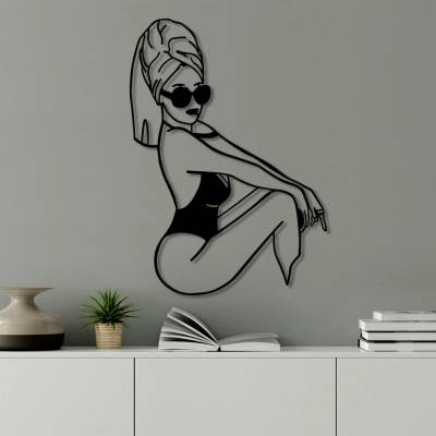ASIR Nástěnná dekorace kovová COOL WOMAN