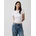 GAP Ребрести тениска с лого GAP GAP | Byal | ЖЕНИ | L
