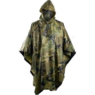 Helikon U.S. Rip-Stop pončo vzor US Woodland