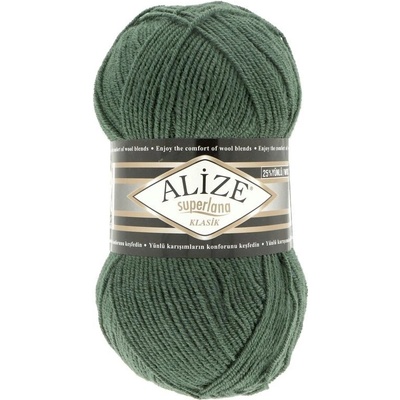 Alize Superlana Klasik 469 tmavo zelená