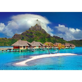Bluebird Puzzle - Puzzle Bora Bora, Tahiti - 500 piese