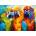 Cherry Pazzi - Puzzle The Tropical Trio - 500 piese