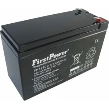Image 1 of Eaton Батерия FirstPower FP7-12 - 12V 7Ah F1 (FP1270T1)