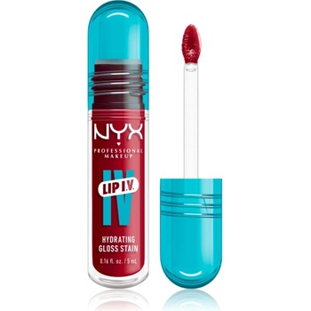 NYX Cosmetics Lip IV дълготраен гланц за устни с хидратиращ ефект цвят 11 - REDY SET WET 5ml