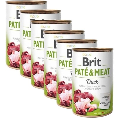 Brit Paté & Meat Duck 6 x 400 g