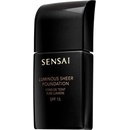 Sensai Luminous Sheer tekutý rozjasňujúci make-up SPF15 LS206 Brown Beige 30 ml