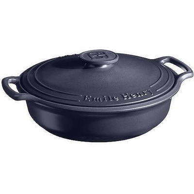 Emile Henry Керамична тенджера emile henry sublime с капак - Ø38 см (3.2 л) - цвят индиго (eh 4793-66)