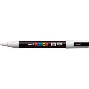 uni Декоративен маркер, 0, 9-1, 3 мм, UNI "Posca PC-3M", бял 284554000 (284554000)