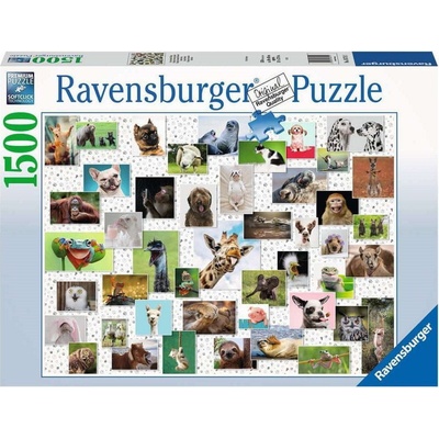 RAVENSBURGER Koláž se zvířecími ksichtíky 1500 dielov