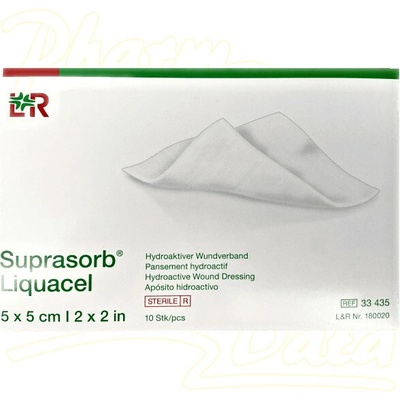 Suprasorb Liquacel sterilní 5 x 5 cm 10 ks