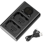 Neewer Зарядно устройство Neewer DL-FZ100 за два NP-FZ100 акумулатора (DL-FZ100)