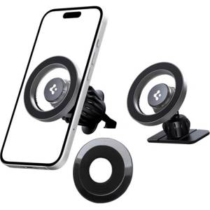 Spigen Държач за кола spigen mft13 за вентилационен отвор, магнитен, ezÜst acp08314 (acp08314)